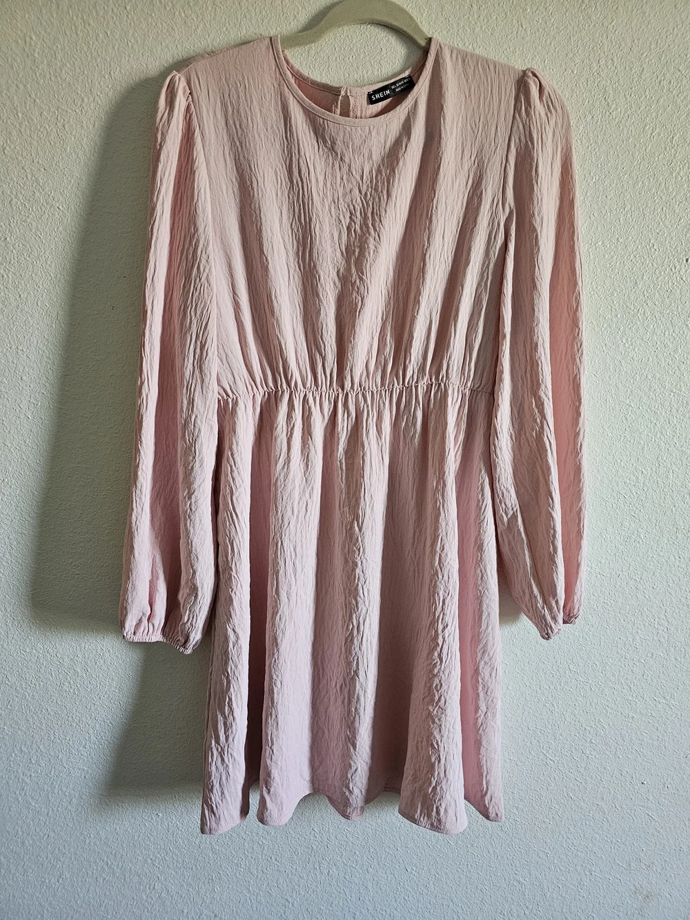 Pink Long-Sleeve Dress - Picture 1 of 8